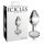 Icicles No. 44 - konusni, stakleni analni čep (proziran)