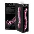 Icicles No. 55 - Stakleni G-tačka dildo sa dva kraja (roze)