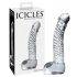 Icicles No. 61 - stakleni dildo u obliku penisa (providan)