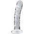 Icicles No. 62 - Stakleni Dildo sa Penisa Dizajnom (Prozirni)