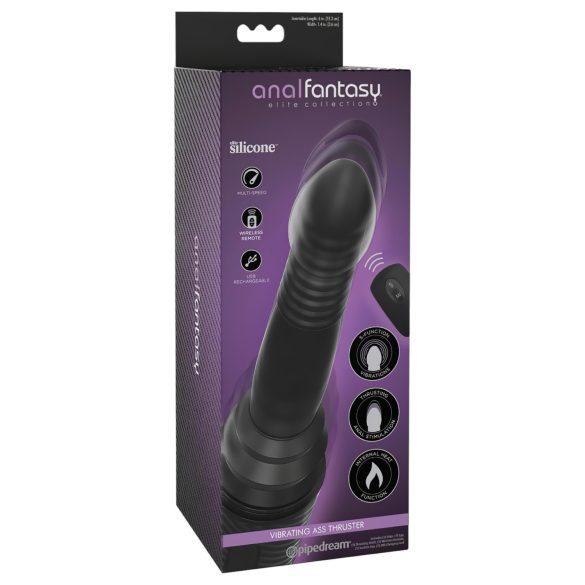 Analfantasy Analni Luks - crni vibrirajući potiskivač