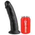 Kraljevski Penis 9 - crni dildo sa postoljem