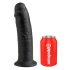 King Cock 10 - dildo sa vakuum bazom (25cm) - crna