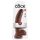 King Cock 9 - veliki dildo sa vakumom i testisima (23 cm) - braon