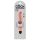 King Cock 7 Stiffy - водоотпоран, реалистичан вибратор (18cm) - природан