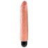 Kralj Cock 10 Stiffy – vodootporni, realistični vibrator (25cm) - prirodna boja