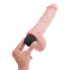 King Cock 8 - Realistični prskajući dildo (20 cm) - prirodna boja