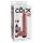 King Cock 11 - Realistični prskajući dildo (28cm) - prirodna boja