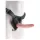 King Cock 7 - crni strap-on dildo s pojasom
