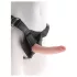 King Cock 7 - crni strap-on dildo s pojasom