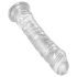 King Cock Clear 8 - veliki dildo sa vakum postoljem (20cm)