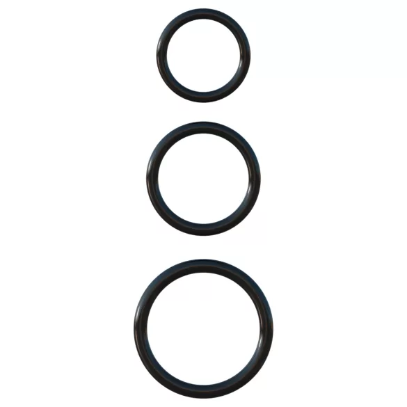 Fantasy C-Ringz - Set prstenova za penis (crni)