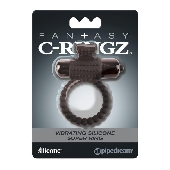 Pipedream Fantasy C-Ringz - vibrirajući prsten za penis (crni)