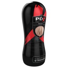   PDX Pussy Vibrating Stroker - Vibrirajuća Veštačka Vagina (prirodna)