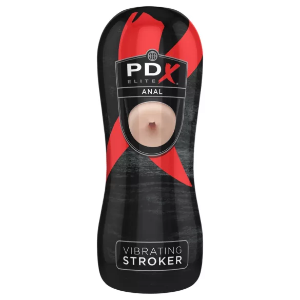 PDX Elite - vibracioni masturbator za anus (natur)