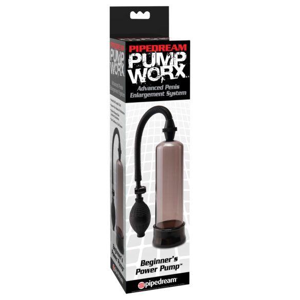 Pump Worx Beginner's - pumpica za penis (crna)