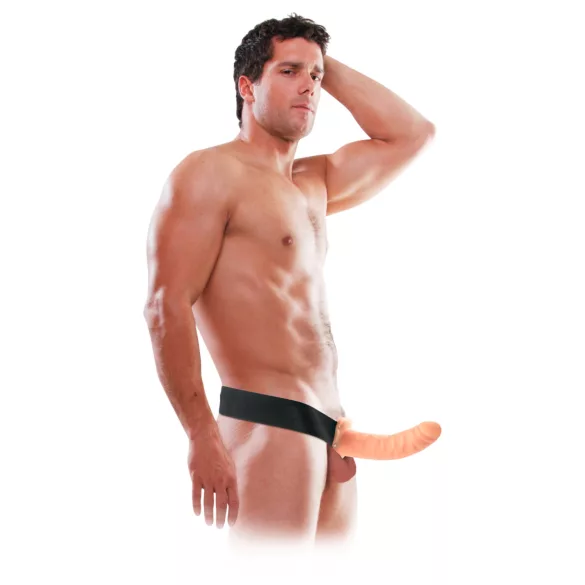 Fetish Fantasy - šuplji strap-on dildo (prirodni)