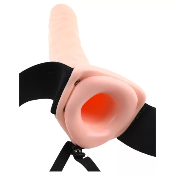 Fetish Fantasy - šuplji strap-on dildo (prirodni)