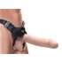 Fetish Strap-On 12 - podesivi, šuplji dildo (natur)