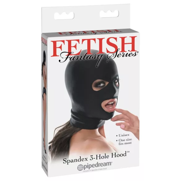 Fetish Fantasy - maska za oralni seks (crna)