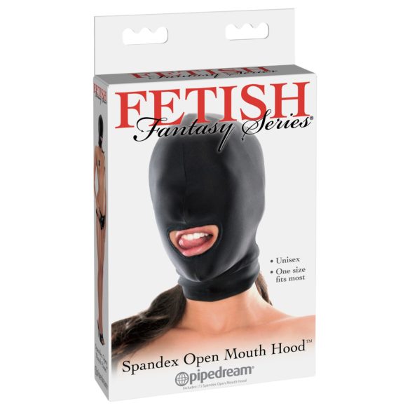 Fetish Fantasy - maska za oralnu stimulaciju (crna)