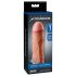 X-TENSION Perfect 1 - Realistični penis rukav (17,7cm) - prirodna boja