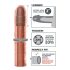 X-TENSION Perfect 3 - realističan penis dodatak (22,8cm) - prirodna boja