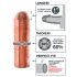 X-TENSION Mega 1 - realistični penis rukav (17,7 cm) - prirodni