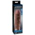X-TENSION Mega 2 - realistični penis rukav (20.3cm) - tamna prirodna boja