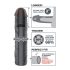 X-TENSION Mega 3: prirodni penis nastavak (22,8cm) - crna