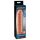 X-TENSION Perfect 2 - Prsten za penis sa navlakom (19cm) - prirodna boja