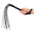 Fetish Fantasy Deluxe Devetorepičasti Bič (65cm) - crni
