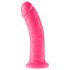 Dillio 8 - realistični dildo sa vakuum bazom (20 cm) - roze
