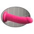 Dillio 8 - realistični dildo sa vakuum bazom (20 cm) - roze