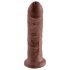King Cock 8 Dildo (20cm) - braon