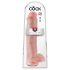 King Cock 15 - реалистичан дилдо са тестисима и вакуумским основом (38cm) - прироdан