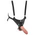 King Cock Strap-on 10 - šuplji vezivi dildo 25cm