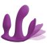 3Some Total Ekstaza - akumulatorski, radio trostruki vibrator (ljubičasti)