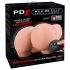 PDX Elite Milk Me Silly - vibrirajući torzo masturbator (prirodno)