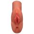 PDX Dvostruki Stroker - 2u1 realističan masturbator (tamniji ton)