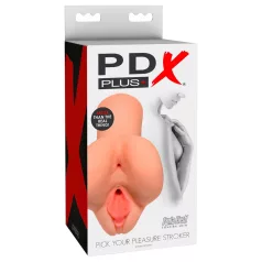   PDX Pick Your Pleasure - 2u1 realistični masturbator (natur)