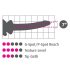 Icicles No. 86 - stakleni dildo oblik penisa (roze)