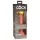 King Cock Elite 6 - vibrator sa vakuumskom čašom (15 cm) - prirodne boje