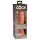 King Cock Elite 8 - realistični vibrator 20cm (tamna boja kože)