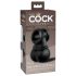King Cock Elite Crown Jewels - dodatak za strap-on (crni)