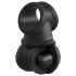 King Cock Elite Crown Jewels - dodatak za strap-on (crni)