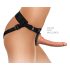 King Cock Elite Comfy Body Dock - kaiš sa dodatkom (braon)