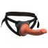 King Cock Elite Comfy - Podesivi Dildo sa Kaišem (tamno prirodna boja)