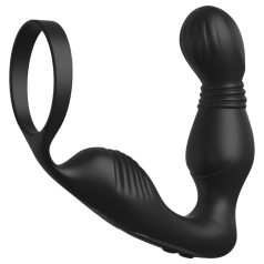   Anal Fantasy Elite - Prostata vibrator s prstenom za penis (crna)