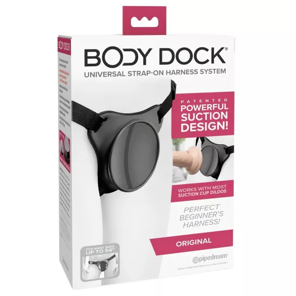 Body Dock OG - kaiš za donji deo sa vakuum postoljem (crni)